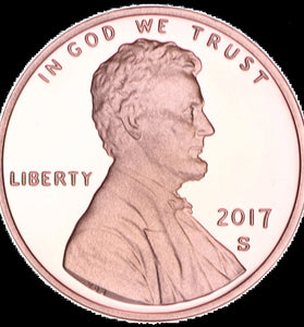 2017-S PROOF LINCOLN CENT