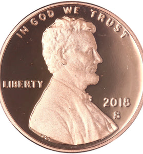 2018-S PROOF LINCOLN CENT