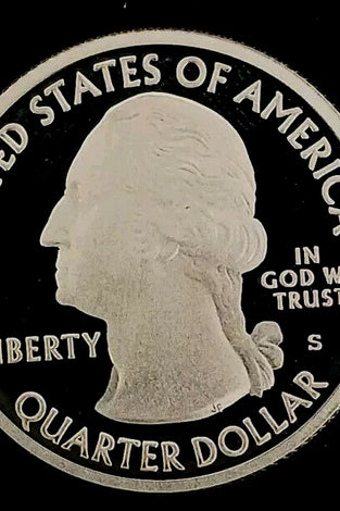 2012-S SILVER PROOF WASHINGTON CHACO CULTURE STATE PARK QUARTER