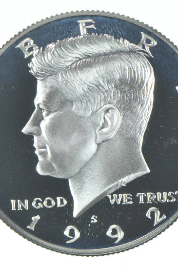 1992-S 90% SILVER PROOF KENNEDY HALF DOLLAR