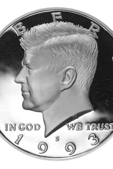 1993-S 90% SILVER PROOF KENNEDY HALF DOLLAR