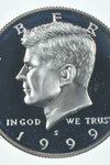 1999-S 90% SILVER PROOF KENNEDY HALF DOLLAR
