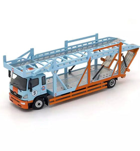Unique Model 1/64 Hino 500 HINO Ranger GULF Double Decker Bridge # UM002-011