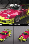 MINI STATION PINK/YELLOW RWB PORSCHE #'D TO 499