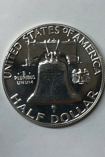 1957 90% SILVER PROOF FRANKLIN HALF DOLLAR