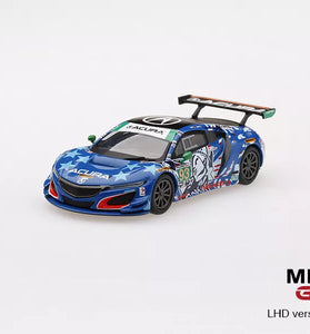 MINI GT #72 ACURA NSX GT3 "Statue of Liberty" 2017 IMSA Watkins Glen