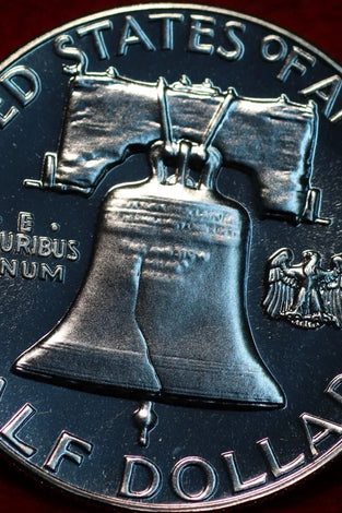 1962 90% SILVER PROOF FRANKLIN HALF DOLLAR