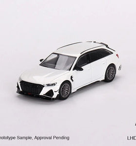 Mini GT #701 Audi ABT RS6-R Glacier White Metallic #701