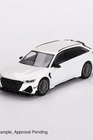 Mini GT #701 Audi ABT RS6-R Glacier White Metallic #701