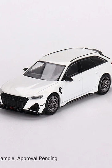 Mini GT #701 Audi ABT RS6-R Glacier White Metallic #701