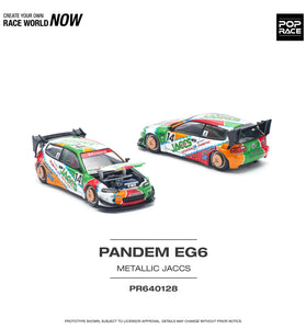 Pop Race Honda Pandem Civic EG6 - Metallic Jaccs 1:64