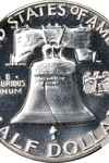 1963 90% SILVER PROOF FRANKLIN HALF DOLLAR