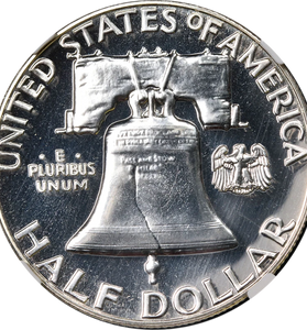 1963 90% SILVER PROOF FRANKLIN HALF DOLLAR