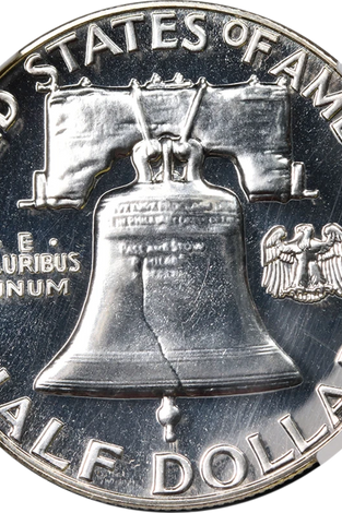 1963 90% SILVER PROOF FRANKLIN HALF DOLLAR