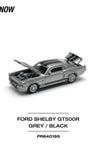 Pop Race Ford Shelby Mustang GT500 Grey 1/64 PR640195