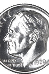 1960 90% SILVER PROOF ROOSEVELT DIME