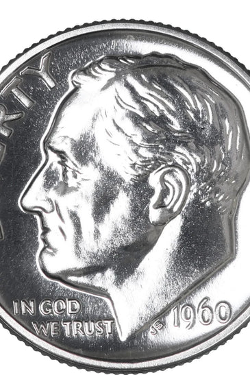 1960 90% SILVER PROOF ROOSEVELT DIME