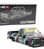 Kaido House x Mini GT 1:64 Chevrolet Silverado Kaido HKS V1 Diecast Car KHMG174