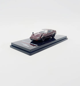 INNO64 NISSAN FAIRLADY Z 240ZG (HS30) BURGUNDY