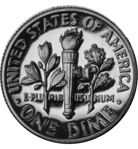 1962 90% SILVER PROOF ROOSEVELT DIME