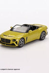 Mini GT #406 Bentley Mulliner Bacalar Yellow Flame