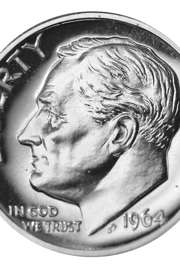 1964 90% SILVER PROOF ROOSEVELT DIME