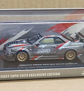 INNO64 INDONESIA DIECAST EXPO EXCLUSIVE (R34) NISSAN SKYLINE GT-R