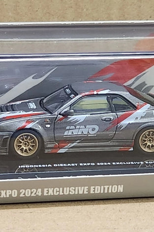 INNO64 INDONESIA DIECAST EXPO EXCLUSIVE (R34) NISSAN SKYLINE GT-R