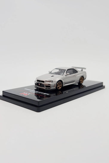 INNO64 SILVER NISSAN SKYLINE GT-R (R34) V-SPEC II