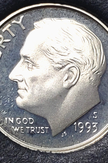 1993-S SILVER PROOF ROOSEVELT DIME