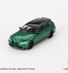 Mini GT 1:64 #764 BMW M3 Competition Touring Isle of Man Green Metallic