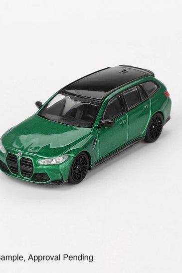 Mini GT 1:64 #764 BMW M3 Competition Touring Isle of Man Green Metallic