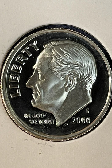 2000-S SILVER PROOF ROOSEVELT DIME