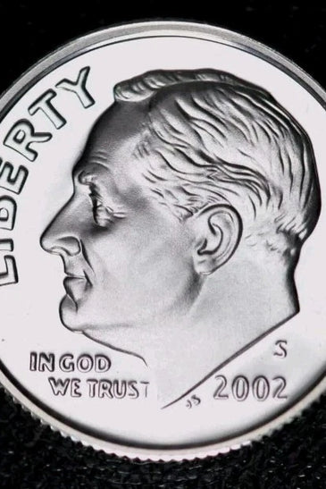 2002-S SILVER PROOF ROOSEVELT DIME