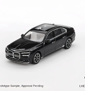 Mini GT 1:64 #802 BMW i7 xDrive60 Black Sapphire
