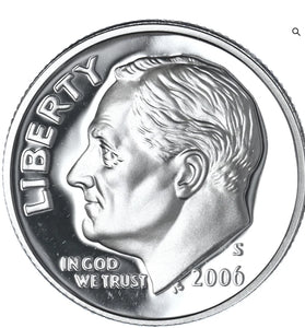 2006-S SILVER PROOF ROOSEVELT DIME