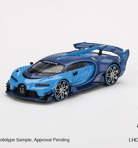 Mini GT #266 BLUE BUGATTI VISION GRAN TURISMO
