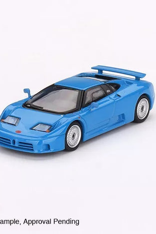Mini GT 1:64 #644 Bugatti EB110 GT Blu Bugatti