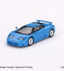 Mini GT 1:64 #644 Bugatti EB110 GT Blu Bugatti