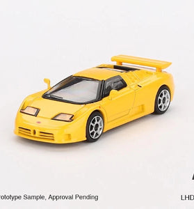 Mini GT 1:64 #866 Bugatti EB110 Super Sport Giallo Bugatti Yellow