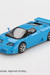 Mini GT 1:64 #890 Bugatti EB110 Super Sport Blue Bugatti