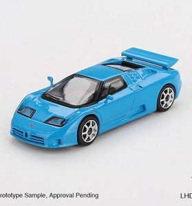 Mini GT 1:64 #890 Bugatti EB110 Super Sport Blue Bugatti