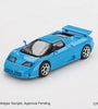 Mini GT 1:64 #890 Bugatti EB110 Super Sport Blue Bugatti
