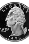 1997-S SILVER PROOF WASHINGTON QUARTER