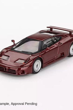 Mini GT 1:64 #806 Bugatti EB110 GT Dark Red Metallic
