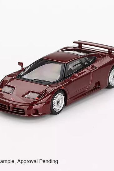 Mini GT 1:64 #806 Bugatti EB110 GT Dark Red Metallic
