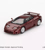 Mini GT 1:64 #806 Bugatti EB110 GT Dark Red Metallic