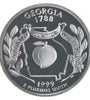 1999-S SILVER PROOF WASHINGTON GEORGIA STATE QUARTER