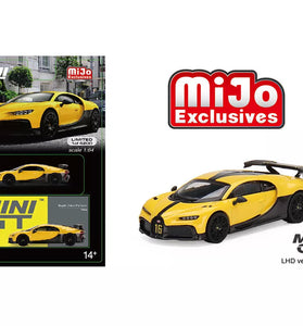 MINI GT #428 - YELLOW - BUGATTI CHIRON PUR SPORT