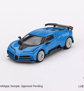 Mini GT 1:64 Bugatti Centodieci Blue Bugatti